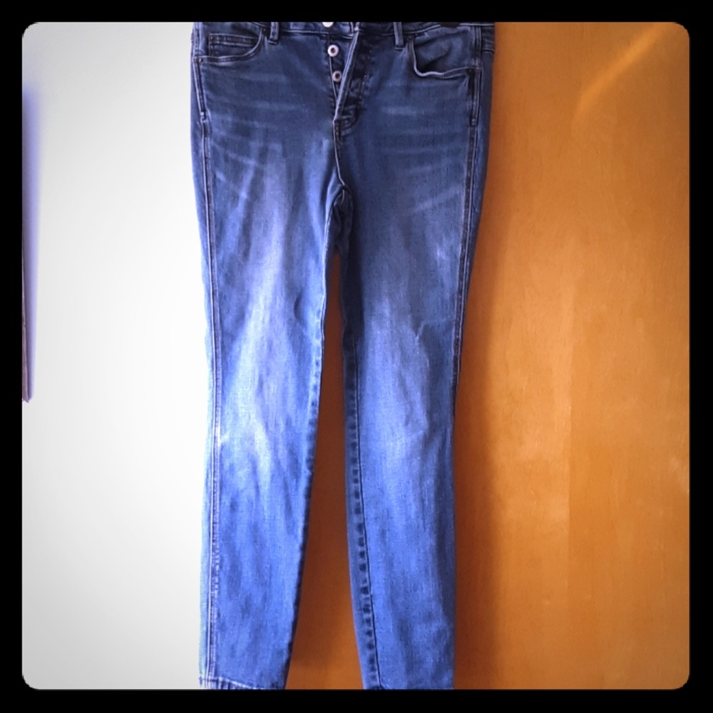 Free People girls blue jeans